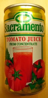 100% Tomato Juice From Concentrate