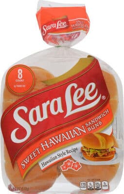 Sweet Hawaiian Sandwich Buns