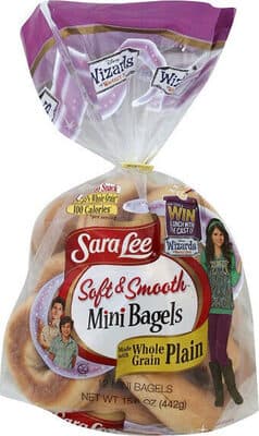 Soft & Smooth Plain Mini Bagels