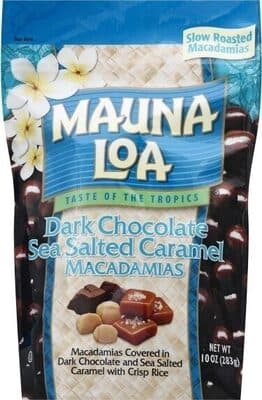 Dark Chocolate Sea Salted Caramel Macadamias