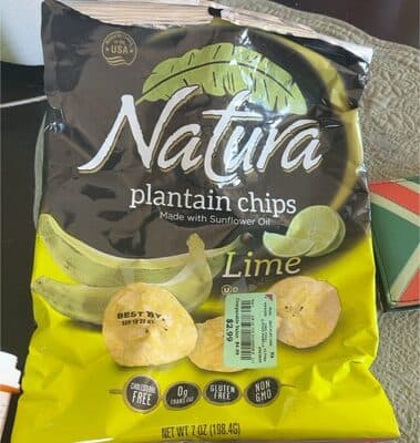 Plantain Chips Lime
