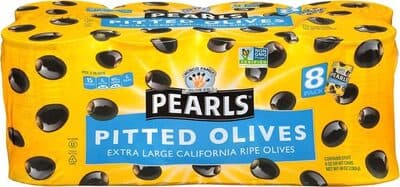 PITTED EXTRA LARGE CALIFORNIA RIPE OLIVES