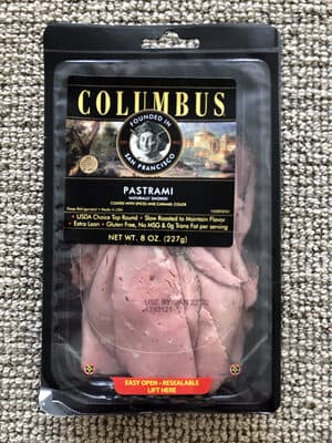 Pastrami Naturally Smoked Coated With Spices And Caramel Color