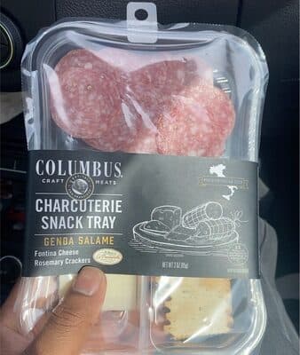 Charcuterie snack tray