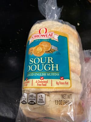 Sour Dough Sliced English Muffins