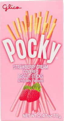 Pocky Strawberry Cream Covered Biscuit Sticks