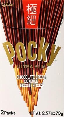 Glico Pocky Ultra Slim Biscuit Sticks Chocolate Cream