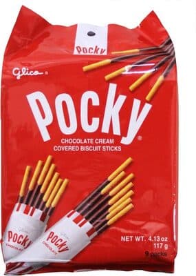 Chocolate Cream Covered Biscuit Sticks