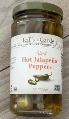 Sliced Hot Jalapeno Peppers
