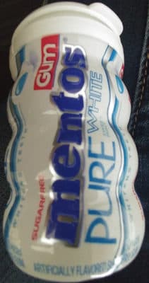 Pure White Sugar Free Gum, Sweet Mint