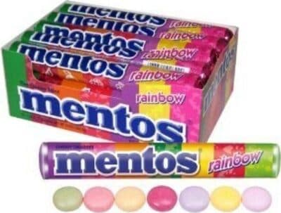 Mentos Rainbow Roll