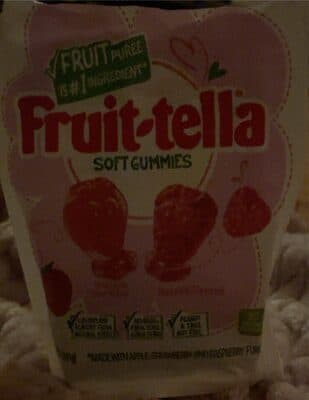 Apple, Strawberry and Raspberry Puree Flavored Soft Gummies