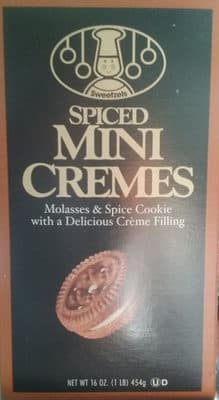 Spiced Mini Cremes Cookie