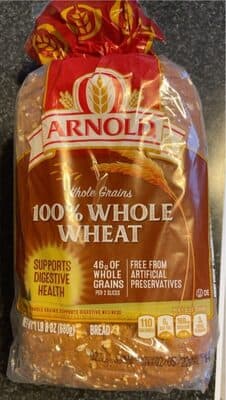100% whole wheat bread