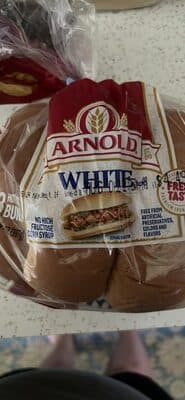 White Hot Dog Buns