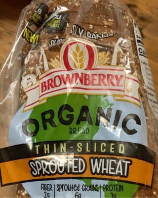 Sprouted Wheat Thin-Sliced Organic Bread