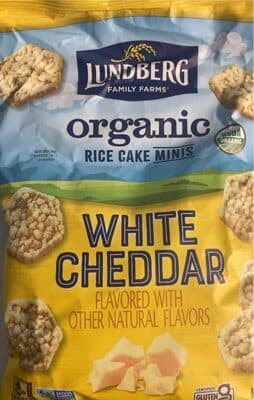 White Cheddar Organic Rice Cake Minis