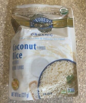 Coconut Flavored Organic White Rice