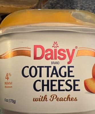 Cottage Cheese with peaches