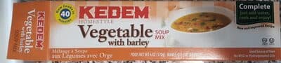 Vegetable with barley soup mix