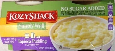 Tapioca Pudding Snack Cups