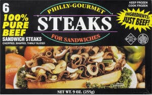 Steaks pure beef sandwich steaks