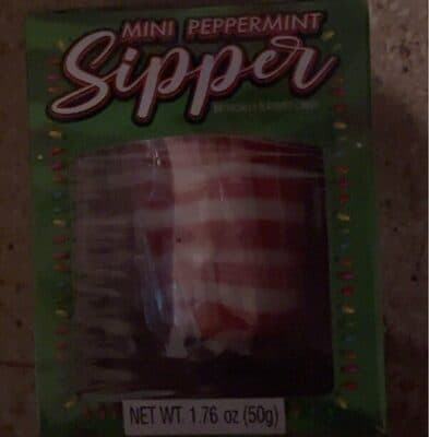 Peppermint Flavored Candy Cup