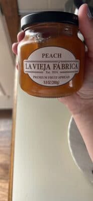 Peach Premium Fruit Spread