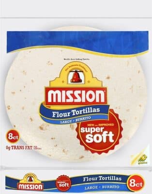 Flour Large Burrito Tortillas