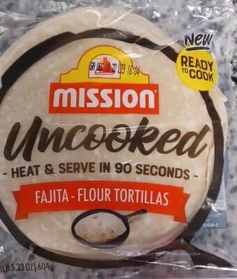Uncooked Flour Tortillas