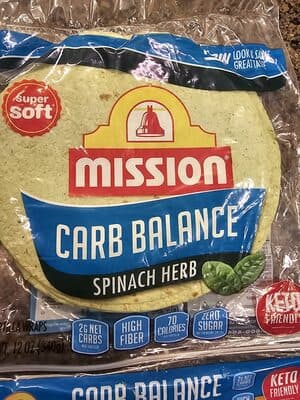 Spinach Herb Tortilla Wraps