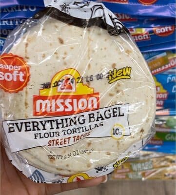 Mission Everything Bagel Tortillas