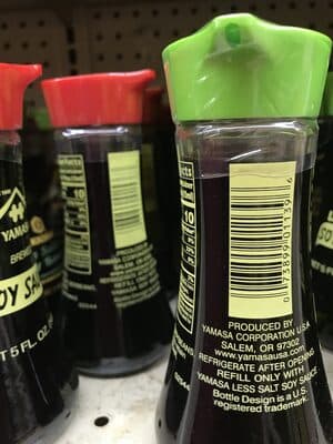 Less Salt Soy Sauce