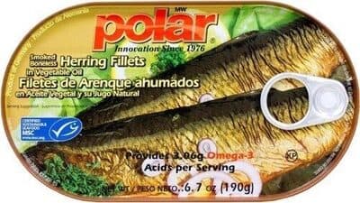 Smoked Boneless Herring Fillets In Vegetable Oil