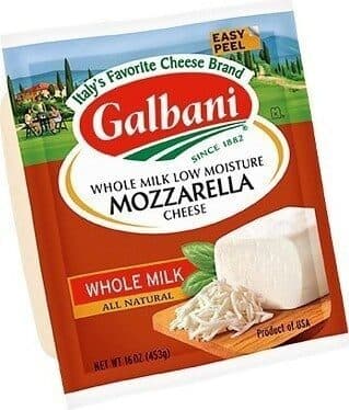 Galbani Whole Milk Low Moisture Mozzarella Cheese