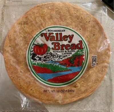 Tomato & Basil Lavash Valley Bread