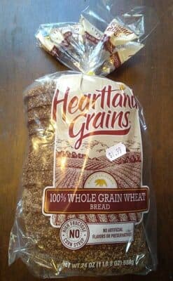 100% Whole Grain Wheat Bread