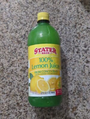Lemon Juice From Concentrate
