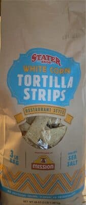 White Corn Restaurant Style Tortilla Strips