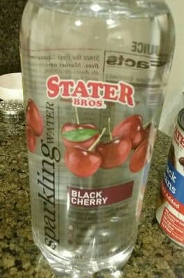 Black Cherry Flavored Sparkling Water Beverage