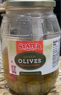 Pimiento Stuffed Queen Olives