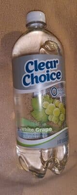 White Grape Flavored Sparkling Water Beverage