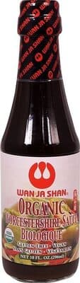 Sauce worcestershire gluten free vegan organic