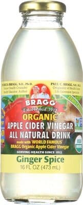 Organic Ginger Spice Apple Cider Vinegar Drink, Ginger Lemon Honey