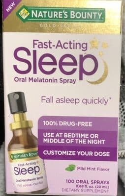 Fast Acting Sleep Melatonin Spray