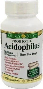 Nature's Bounty Acidophilus Probiotic Tablets