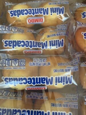 Vanilla Flavored Mini Mantecadas Muffins