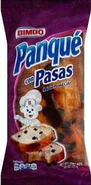 Pound Cake with Raisins