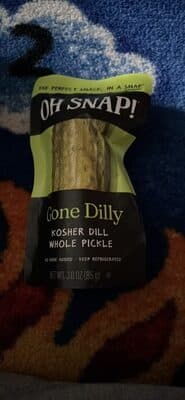 Gone Dilly Fresh Whole Kosher Dill Pickle