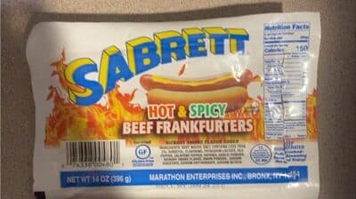 Hot & Spicy Beef Frankfurters